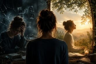 Pessoa em contemplação profunda, representando a prontidão que o despertar espiritual não é para todos exige.